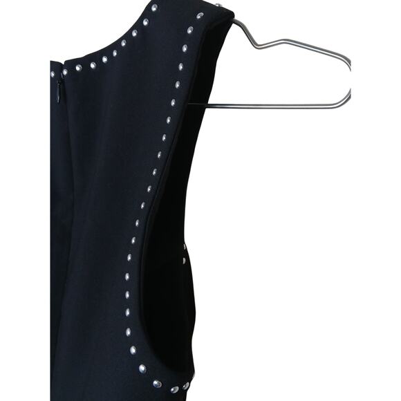 LIKELY Black Sheath Dress Size 0 Studded Sleeveless Mini Cocktail Party - Picture 10 of 15